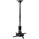 Кронштейн для проектора Cactus CS-VM-PR-01L-BK, настенный, потолочный, до 10 кг, поворот-наклон, чёрный