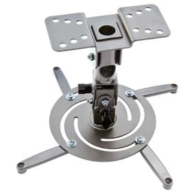 Кронштейн для проектора Cactus CS-VM-PR-04-AL, настенный, потолочный, до 10 кг, поворот-наклон, серебристый