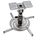 Кронштейн для проектора Cactus CS-VM-PR-04-AL, настенный, потолочный, до 10 кг, поворот-наклон, серебристый