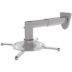 Кронштейн для проектора Cactus CS-VM-PR-05B-AL, настенный, потолочный, до 10 кг, поворот-наклон, серебристый