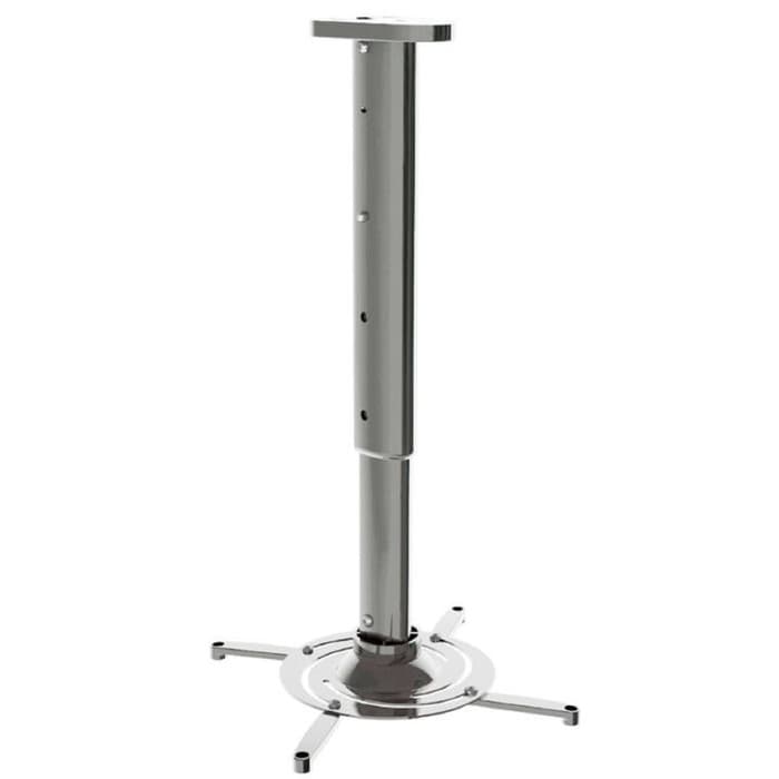 Кронштейн для проектора Cactus CS-VM-PR-05L-AL, настенный, потолочный, до 10 кг, поворот-наклон, серебристый