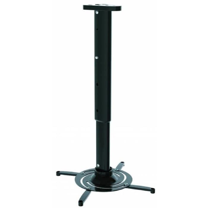 Кронштейн для проектора Cactus CS-VM-PR-05L-BK, настенный, потолочный, до 10 кг, поворот-наклон, чёрный