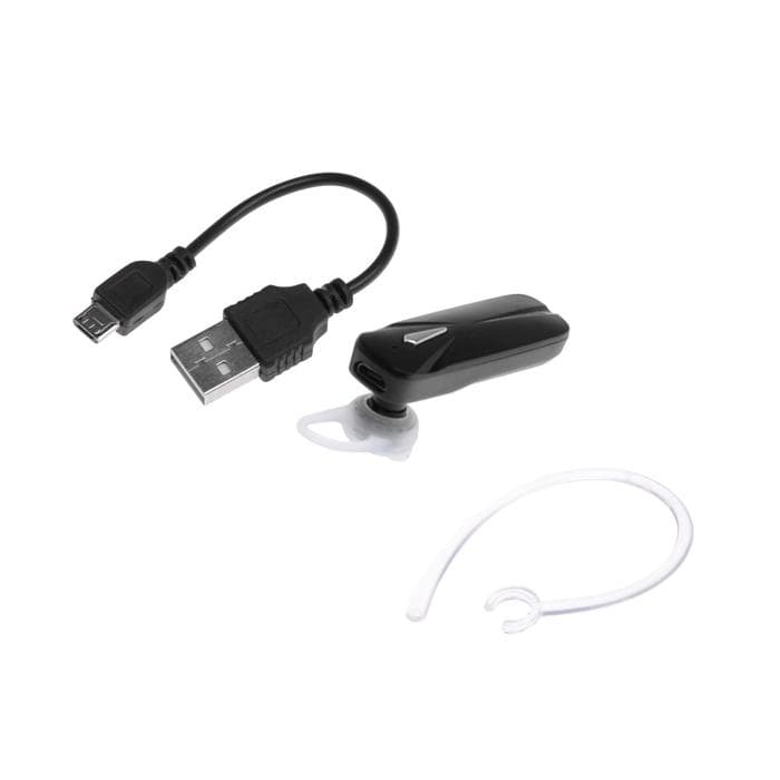 Bluetooth-гарнитура для телефона, W-49, беспроводная, крепление за ухо, чёрная