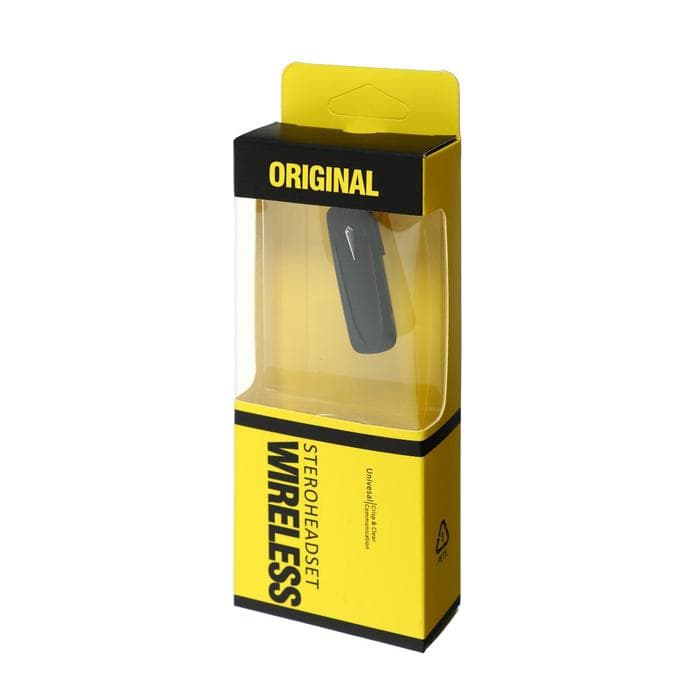 Bluetooth-гарнитура для телефона, W-49, беспроводная, крепление за ухо, чёрная