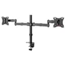 Кронштейн ARM Media LCD-T04 для двух мониторов, наклонно-поворотный, 15"-32", до 2×7 кг, чёрный
