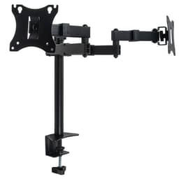 Кронштейн ARM Media LCD-T04 для двух мониторов, наклонно-поворотный, 15"-32", до 2×7 кг, чёрный