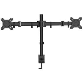 Кронштейн Cactus CS-VM-D29-BK, для 2-х мониторов, 13"-27", наклон-поворот, до 8 кг, чёрный