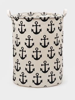 Корзина для белья Доляна «Якорь», 40×40×48.5 см, МИКС