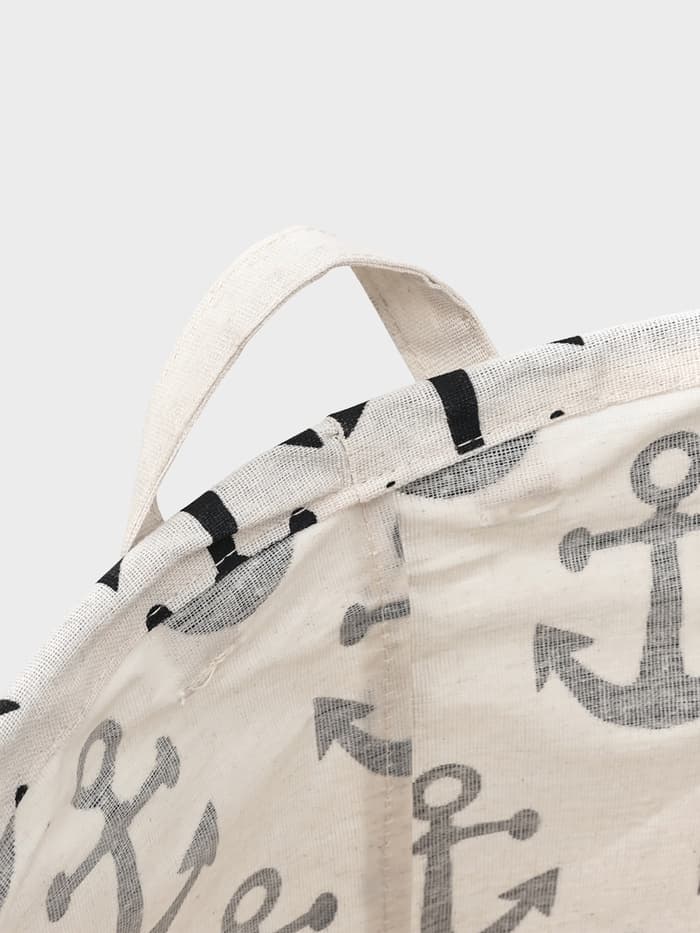 Корзина для белья Доляна «Якорь», 40×40×48.5 см, МИКС