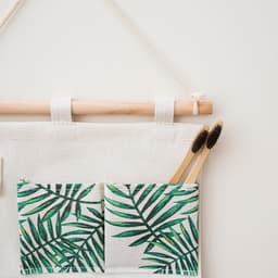 Органайзер подвесной с карманами Доляна «Тропики», 4 отделения, 30×34 см