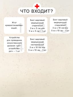 Автомобильная аптечка первой помощи №1 «Мицар», дорожная, футляр мини