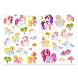 Книги с наклейками многоразовыми «Для девочек», набор 2 шт.