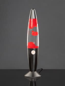 Лава - лампа RISALUX «Релакс», Е14-R39, 30 Вт, от сети 220 В, чёрная, 9×9×35 см