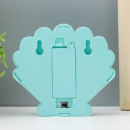 Фигурка световая RISALUX «Ракушка», LED-ночник, батарейки 2×ААА, 10×3×9.2 см, МИКС