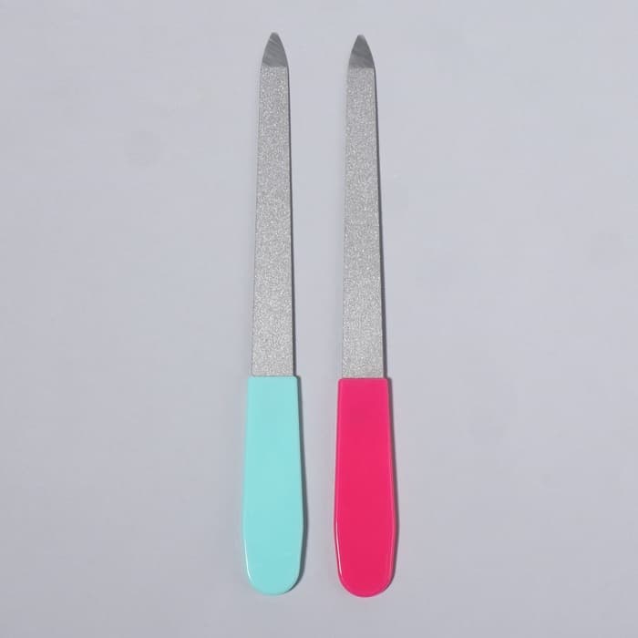 Пилка металлическая для ногтей, 15 см, МИКС