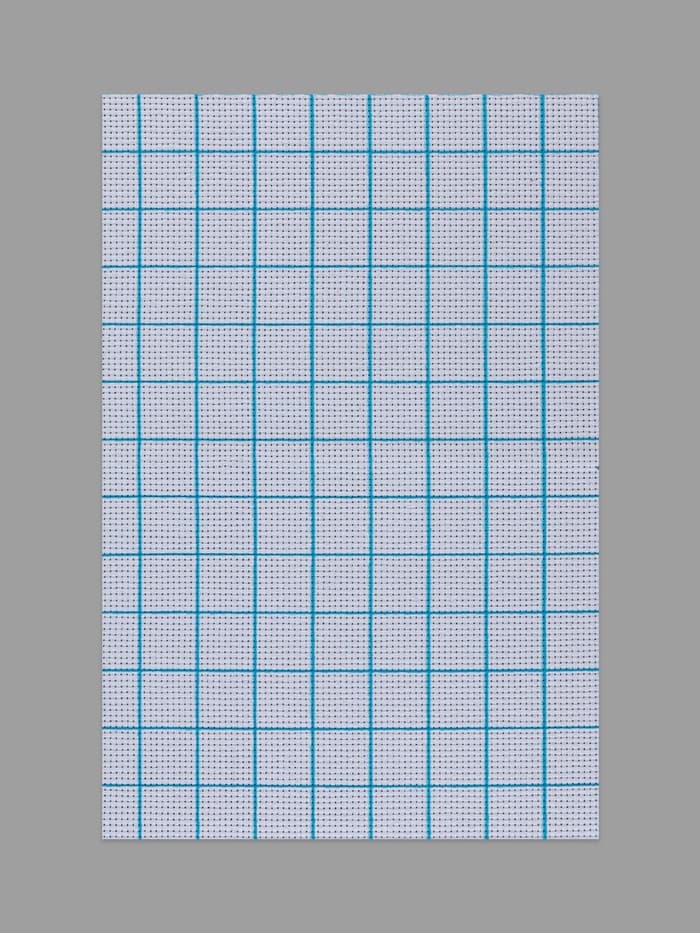 Канва для вышивания, в клетку, №11, 30×20 см, белая