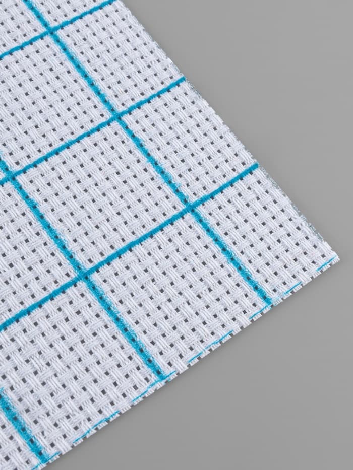 Канва для вышивания, в клетку, №11, 30×20 см, белая