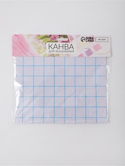 Канва для вышивания, в клетку, №11, 30×20 см, белая