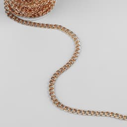 Цепочка для сумки, железная, 6.2×8.8 мм, 10±0.5 м, цвет золотой