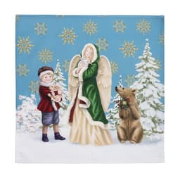 Скатерть на стол с салфетками «Этель» Christmas time с ГМВО, размер 150×220 см±3 см, 40×40 см - 12 штук