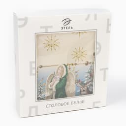 Скатерть на стол с салфетками «Этель» Christmas time: скатерть 150×110 см ±3 см с ГМВО, салфетки 40×40 см - 4 шт.