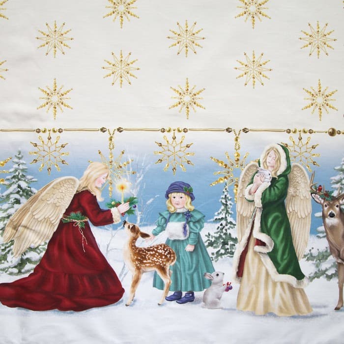 Скатерть на стол с салфетками «Этель» Christmas time: скатерть 150×110 см ±3 см с ГМВО, салфетки 40×40 см - 4 шт.