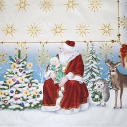 Скатерть на стол с салфетками «Этель» Christmas time: скатерть 150×110 см ±3 см с ГМВО, салфетки 40×40 см - 4 шт.