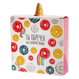 Антистресс сквиш мялка Funny toys «Единорог», пончик