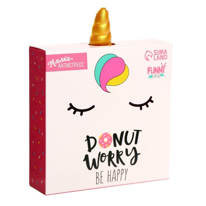 Антистресс сквиш мялка Funny toys «Единорог», пончик