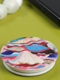 Держатель-подставка попсокет для телефона Luazon, рисунок МИКС