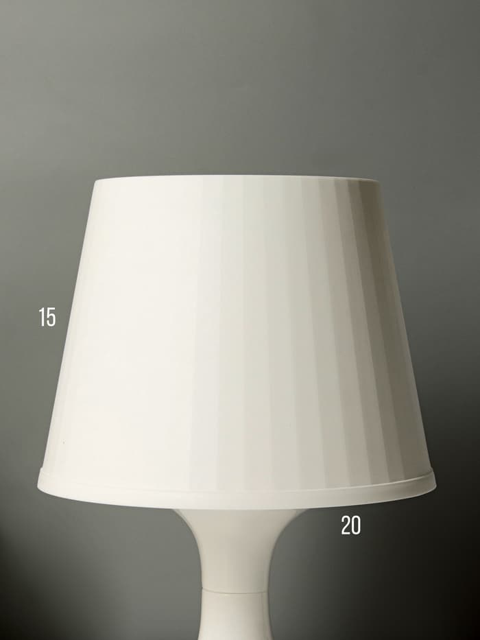 Настольная лампа RISALUX «1340001», 1×E14 15W, белый, d=19.5, высота 28 см