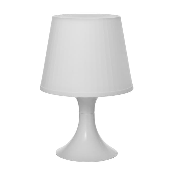 Настольная лампа RISALUX «1340001», 1×E14 15W, белый, d=19.5, высота 28 см