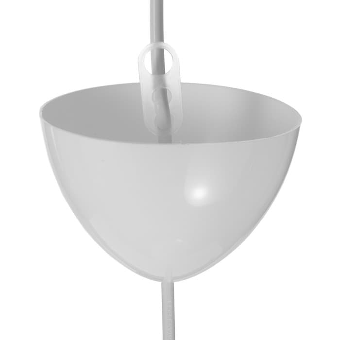 Люстра BayerLux «1342513/1BK», 1хE27 40W, белый/серебро