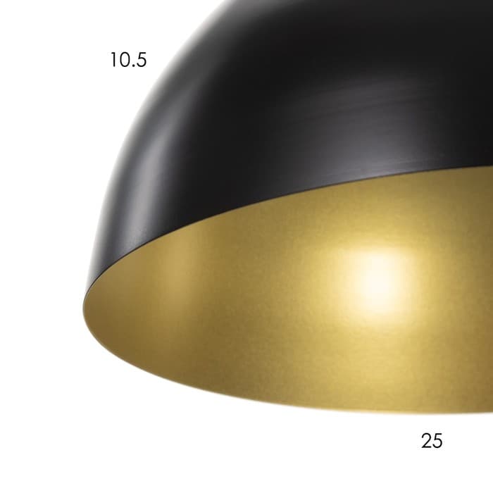 Люстра BayerLux «1342513/1WT», 1хE27 40W, черный/бронза