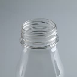 Бутылка одноразовая молочная «Универсал», 300 мл, пластик, с широким горлышком 0.38 см, прозрачная