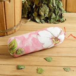 Подушка-валик со стружкой можжевельника, сувенирный, 10×28 см, МИКС