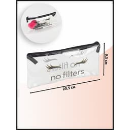 Пенал школьный, плоский, ПВХ, 9.5×20.5 см, No Filters