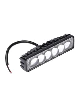 Противотуманная фара, 12 В, 6 LED, IP67, 18 Вт, направленный линзованный свет