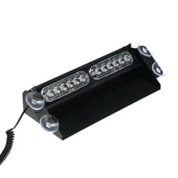 Сигнальный стробоскоп под лобовое стекло 12 LED, 12 В, 9 режимов, красно-синий