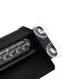 Сигнальный стробоскоп под лобовое стекло 12 LED, 12 В, 9 режимов, красно-синий