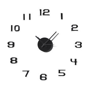 Часы настенные интерьерные «Данбери», 3D, наклейка, бесшумные, плавный ход, от батарейки 1×АА