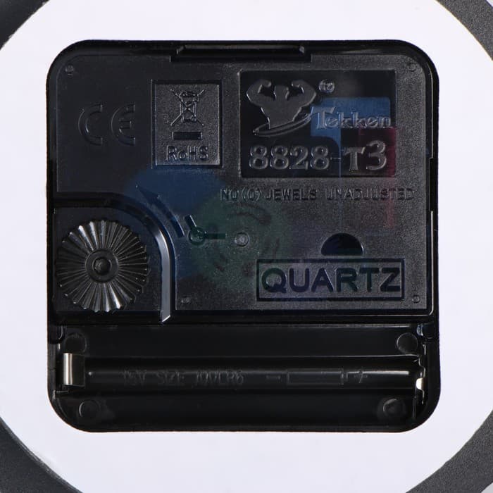 Часы настенные интерьерные «Данбери», 3D, наклейка, бесшумные, плавный ход, от батарейки 1×АА