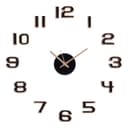 Часы настенные интерьерные «Данбери», 3D, наклейка, бесшумные, плавный ход, d=50 см