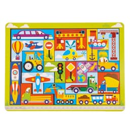 Головоломка тетрис Лесная мастерская «Транспорт», 19 деталей