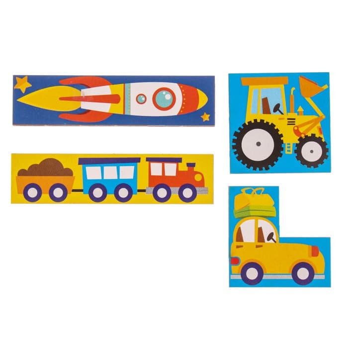 Головоломка тетрис Лесная мастерская «Транспорт», 19 деталей