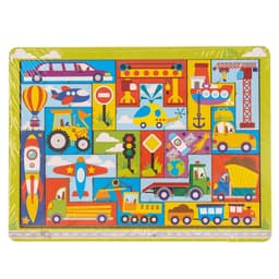 Головоломка тетрис Лесная мастерская «Транспорт», 19 деталей