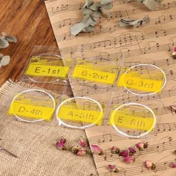 Набор струн для акустической гитары, 6 шт., .28 .35 .6 .8 1 1.25, сталь, медная обмотка