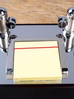 Набор настольный, органайзер 4 в 1 с визитницей, черное дерево