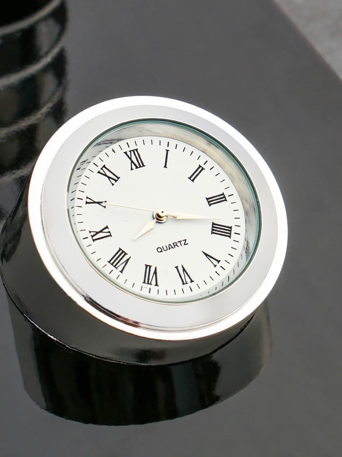 Набор настольный, органайзер 6 в 1 (часы, блок для бумаги, карандашница, визитница), 40×20×15 см