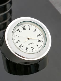 Набор настольный, органайзер 6 в 1 (часы, блок для бумаги, карандашница, визитница), 40×20×15 см